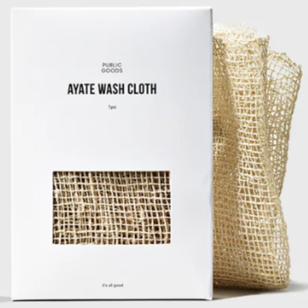 [NWT] Public Goods - Ayate Washcloth | 12"x10" | Bio-Degradable. Eco-Friendly.